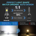 MAXGTRS D1S D3S LED Canbus D2S D4S D1R D2R D3R Đèn Pha 90W 6000K 28000LM Bóng Đèn Xenon Tự Động Thay Thế Cắm & Chạy 12V — ảnh 8