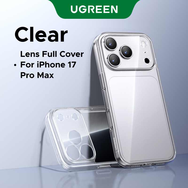 【Lưng Cứng Viền Mềm 】Ốp Điện Thoại UGREEN Cho iPhone 17 Series Crystal Clear Original Series Vỏ Điện Thoại Trong Suốt Vỏ Bảo Vệ Điện Thoại