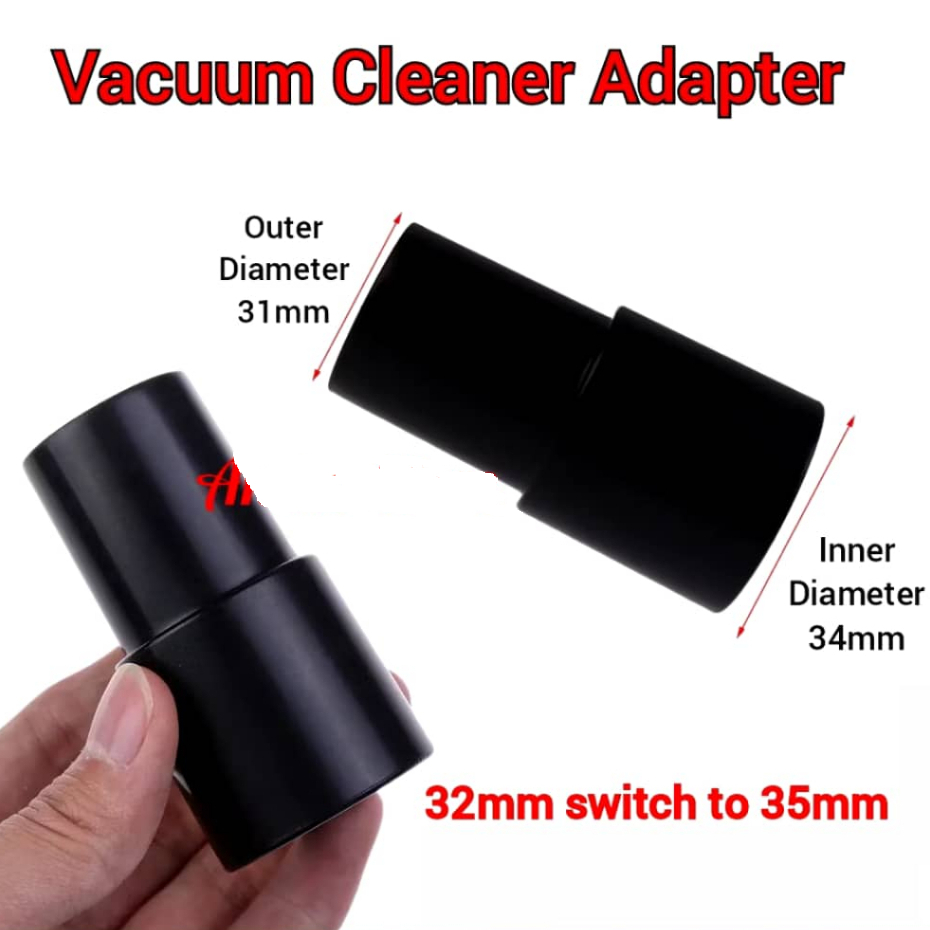 Đầu nối bộ chuyển đổi Máy hút bụi Bàn chải đầu Công cụ Muncung Berus Kepala Đầu nối chân không Sambung 32mm 35mm