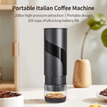 Bộ máy pha cà phê Espresso điện cầm tay CLITON Máy pha cà phê du lịch để cắm trại, Máy pha cà phê ô tô Tự sưởi ấm với chiết xuất viên nang USB-C cho RV, Đi bộ đường dài, văn phòng — ảnh 2