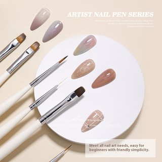 ANNIES Bàn Chải Làm Móng Tay Kéo Dòng Tranh Phototherapy Pen Set Smudge Gradient Brush Dụng Cụ Làm Móng Tay