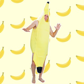 Trang Phục Chuối Cho Người Lớn Trái Cây Cosplay Quần Áo Cho Tiệc Biểu Diễn Halloween Trái Cây Khuyến Mãi
