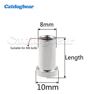Bộ đai ốc Catdogbear titan, phù hợp với bu lông M6 nhiều kích cỡ khác nhau