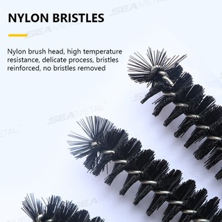 SEAMETAL Van Xe Hơi Carbon Dụng Cụ Vệ Sinh Động Cơ Nạp Rửa Bàn Chải Đốt Phòng Xi Lanh Kiểm Tra Phụ Kiện Ô Tô