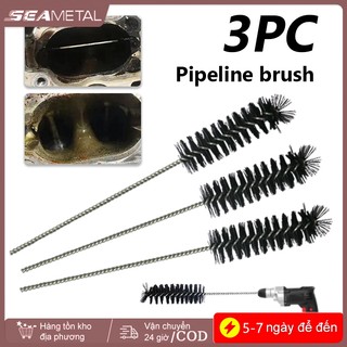SEAMETAL Van Xe Hơi Carbon Dụng Cụ Vệ Sinh Động Cơ Nạp Rửa Bàn Chải Đốt Phòng Xi Lanh Kiểm Tra Phụ Kiện Ô Tô