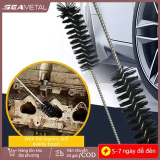 SEAMETAL Van Xe Hơi Carbon Dụng Cụ Vệ Sinh Động Cơ Nạp Rửa Bàn Chải Đốt Phòng Xi Lanh Kiểm Tra Phụ Kiện Ô Tô