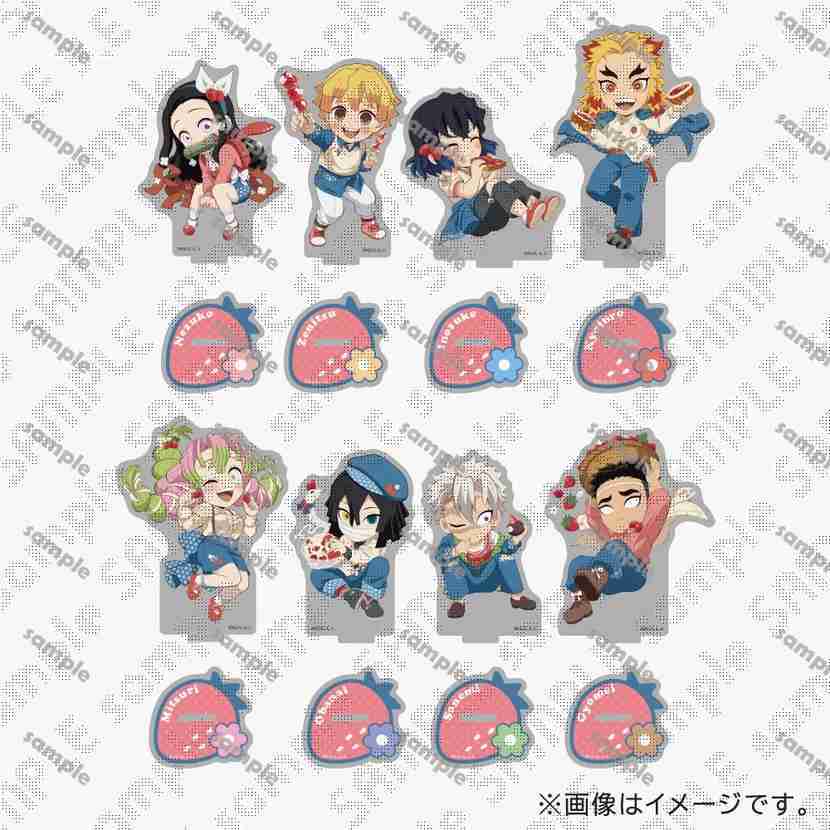 Demon slayer Kimetsu no Yaiba Acrylic Standee Love Pin ufotable Fan-made Merch Dâu Lễ Hội Anime Hình Quà Tặng