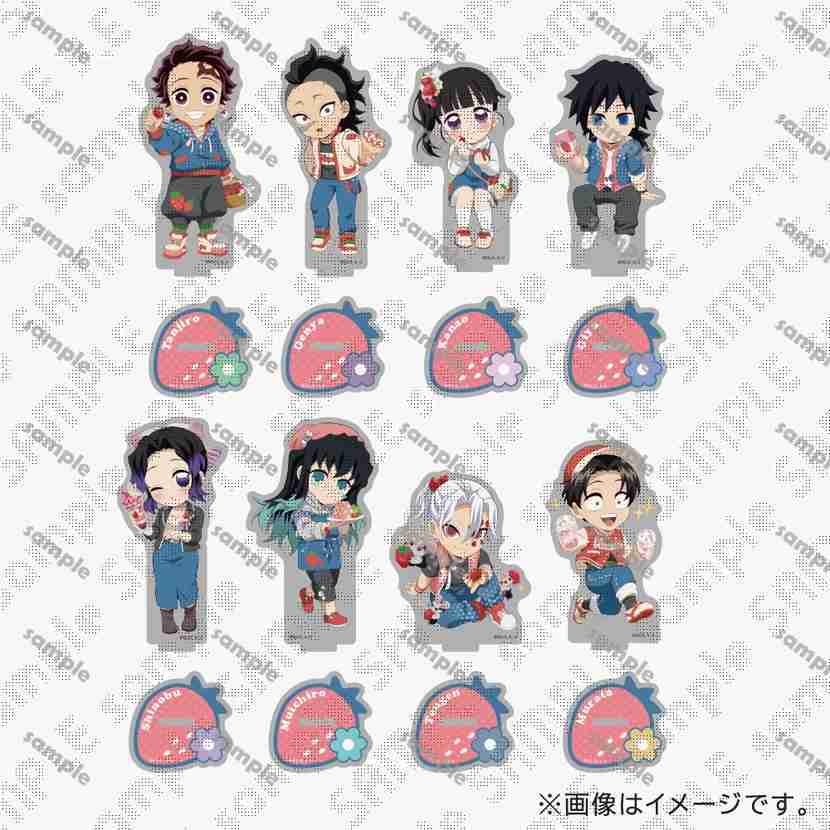 Demon slayer Kimetsu no Yaiba Acrylic Standee Love Pin ufotable Fan-made Merch Dâu Lễ Hội Anime Hình Quà Tặng