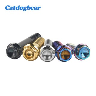 Catdogbear 1 Chiếc Titan Bu Lông M8X15 20 25 30 35 40 45 50 55 60 65 Mm Lục Giác Mặt bích Đầu Vít Cho Xe Đạp Phụ tùng Xe Máy