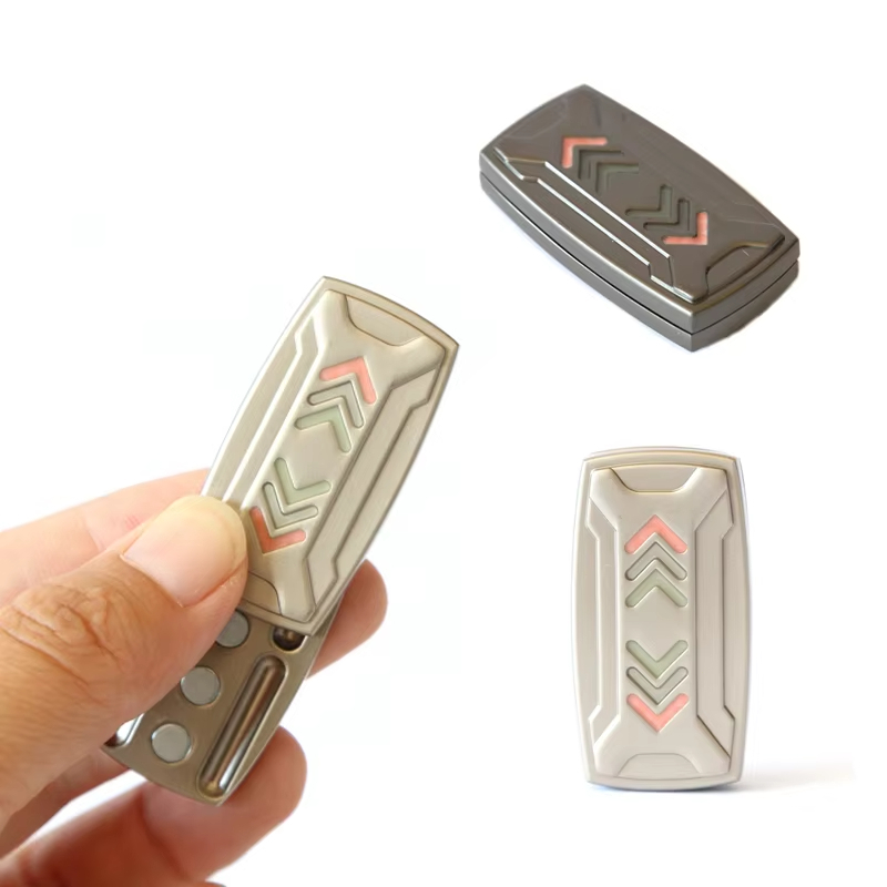 1 Máy Tính Dạ Quang Đẩy Thanh Trượt Giảm Căng Thẳng Đồ Chơi Chống Căng Thẳng EDC Top Quay FidgetToys Di Động Giải Nén Từ Đồ Chơi Người Lớn Quà Tặng