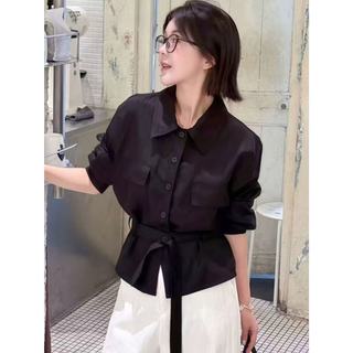 Áo sơ mi dài tay dáng rộng phong cách Hàn Quốc dành cho nữ