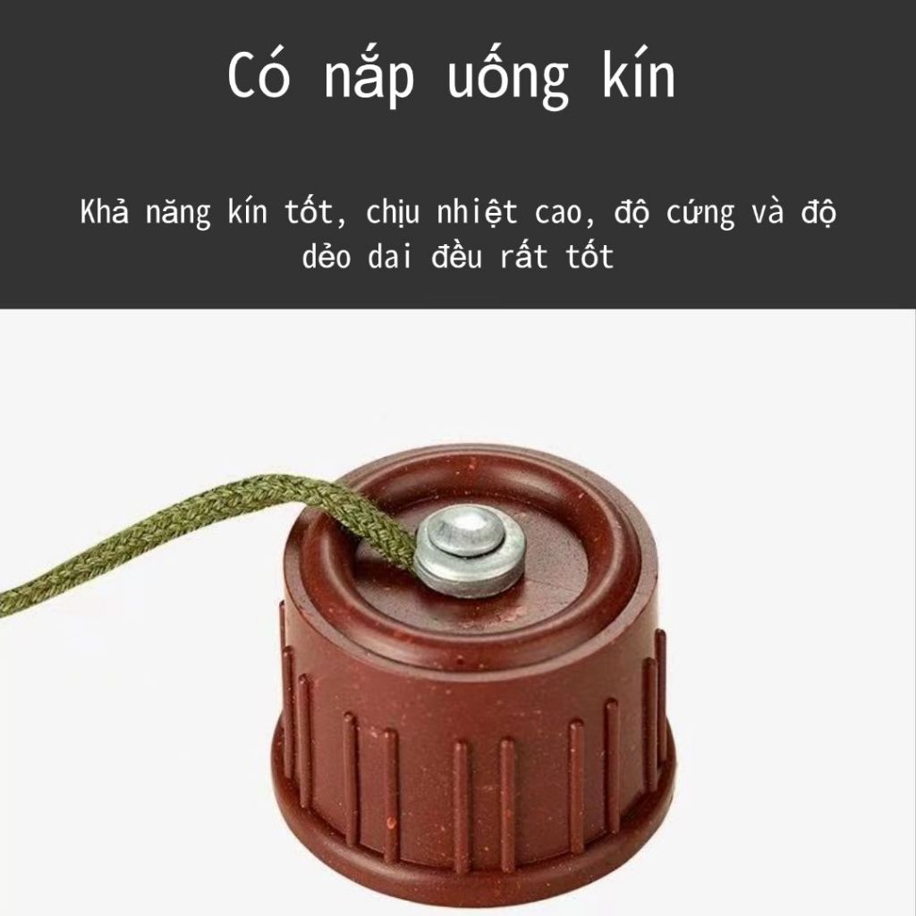 Bình Nước Cá Tính, Bình Nước Uống Ngoài Trời, Bình Cắm Trại, Thiết Bị Du Lịch Ngoài Trời, Có Khắc Logo, Quà Tặng Cho Người Lính