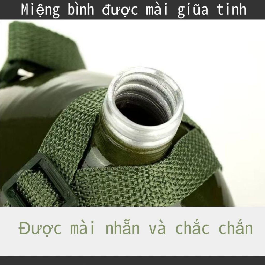 Bình Nước Cá Tính, Bình Nước Uống Ngoài Trời, Bình Cắm Trại, Thiết Bị Du Lịch Ngoài Trời, Có Khắc Logo, Quà Tặng Cho Người Lính