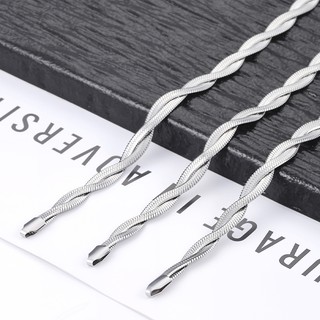 Dây chuyền lưỡi bện thép không gỉ - Phụ kiện DIY với chuỗi nối chắc chắn