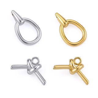 Khóa Trang Sức Thép Không Gỉ Hình Đặc Biệt, Vàng 18K, Dành Cho Vòng Cổ Và Vòng Tay