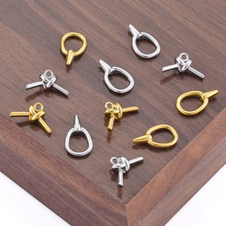 Khóa Trang Sức Thép Không Gỉ Hình Đặc Biệt, Vàng 18K, Dành Cho Vòng Cổ Và Vòng Tay