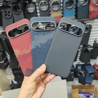 Ốp điện thoại bằng sợi vải Carbon Aramid cao cấp cho Google Pixel 10 Pro XL Ốp điện thoại siêu mỏng Vỏ sạc không dây từ tính