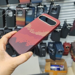 Ốp điện thoại bằng sợi vải Carbon Aramid cao cấp cho Google Pixel 10 Pro XL Ốp điện thoại siêu mỏng Vỏ sạc không dây từ tính