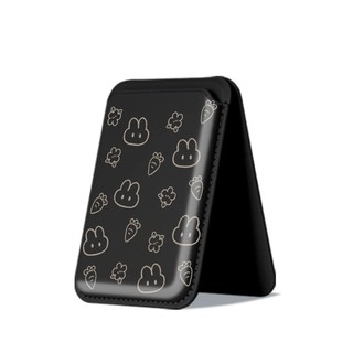 Giá đỡ thẻ điện thoại bằng da thỏ và mèo đơn giản dành cho iPhone 17 17 pro max 17 air 16 16 pro max 15 14 13 12 11 Pro Max Plus giá đỡ thẻ dọc