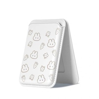 Giá đỡ thẻ điện thoại bằng da thỏ và mèo đơn giản dành cho iPhone 17 17 pro max 17 air 16 16 pro max 15 14 13 12 11 Pro Max Plus giá đỡ thẻ dọc