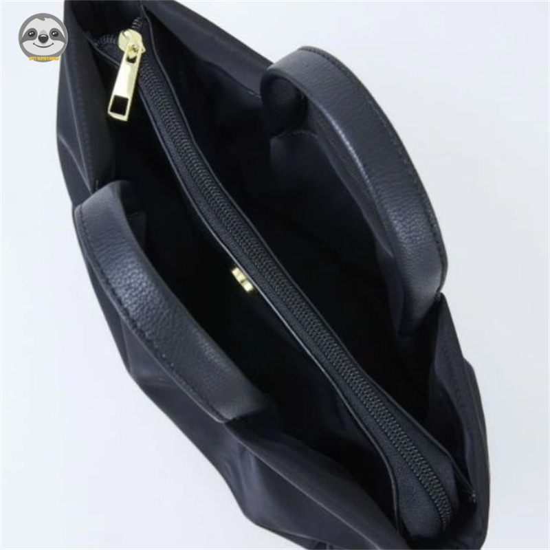 Phong cách Nhật Bản, Muji / Dây kéo chống nước, Khóa từ tính, Túi Tote nhỏ di động / đeo vai 2 trong 1 / mua sắm, Messenger nhẹ