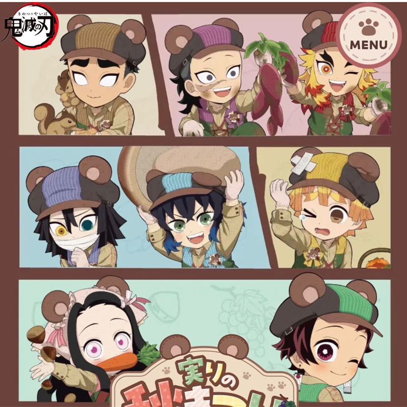 Anime Acrylic Đứng Demon Slayer Tanjiro Nezuko UFOTable Lễ Hội Thu Đông Bộ Sưu Tập Lưu Niệm Không Chính Thức