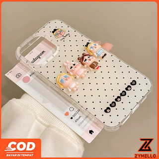 Thích hợp cho OPPO Reno 15F Reno14F Reno14pro Reno13F Reno13 Reno11 Reno11 F Reno10Pro Reno8T Reno8Z Reno7Z Reno6Z Reno8 Reno5 Reno4 Phụ kiện trẻ em khóc hoạt hình dễ thương IMD shockpro