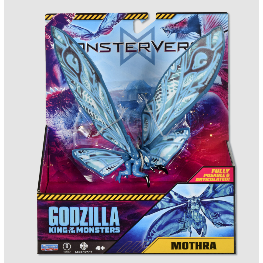 Godzilla 6 ′ ′ 6inch King of the Monsters Mothra của Playmates Toys