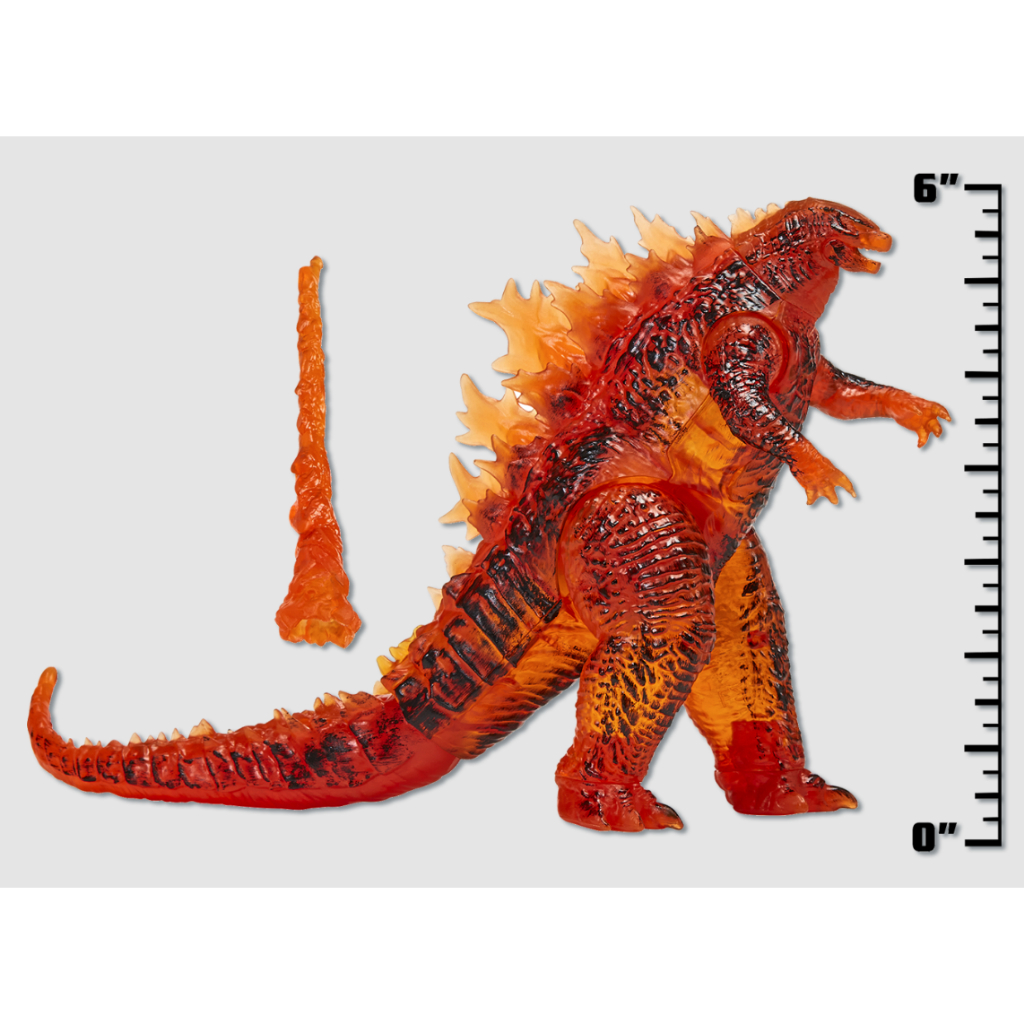 Godzilla 6 ′ ′ 6inch King of the Monsters Burning Godzilla của Playmates Toys