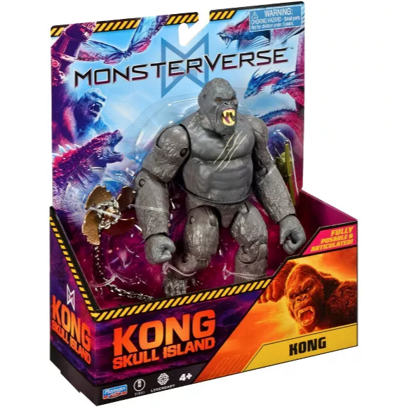 Godzilla 6 ′ ′ 6inch King of the Monsters Skull Island Kong của Playmates Toys