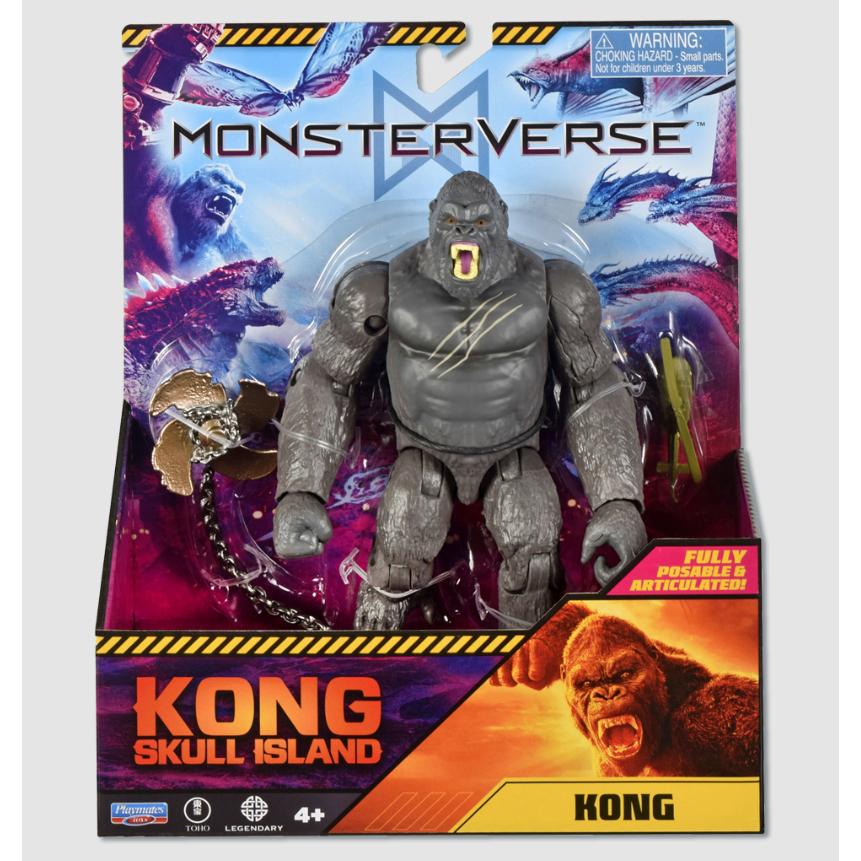 Godzilla 6 ′ ′ 6inch King of the Monsters Skull Island Kong của Playmates Toys