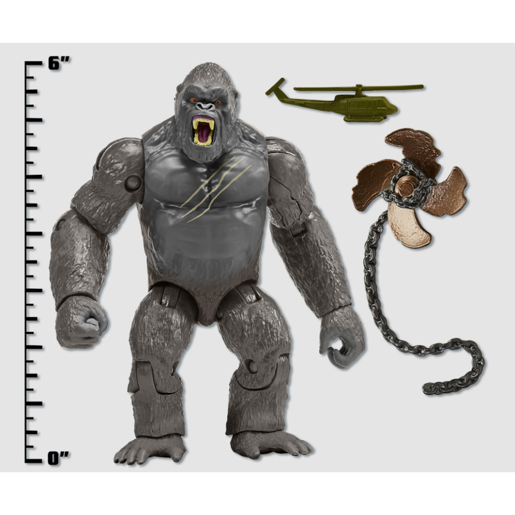 Godzilla 6 ′ ′ 6inch King of the Monsters Skull Island Kong của Playmates Toys
