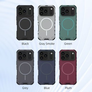 Dành cho iPhone 17 Pro Max 17 17 Pro 17 Vỏ điện thoại AIR ánh sáng tỏa sáng màu trơn hút từ tính đơn giản bốn góc chống rơi và chống sốc Vỏ bảo vệ điện thoại TPU PC