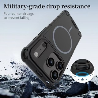Dành cho iPhone 17 Pro Max 17 17 Pro 17 Vỏ điện thoại AIR ánh sáng tỏa sáng màu trơn hút từ tính đơn giản bốn góc chống rơi và chống sốc Vỏ bảo vệ điện thoại TPU PC