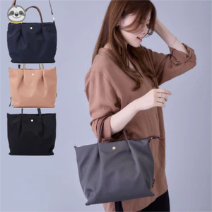 Phong cách Nhật Bản Phong cách Muji / Dây kéo chống nước Khóa từ tính Túi vỏ di động / Túi đeo vai sử dụng kép / Túi mua sắm Túi Messenger nhẹ / Túi Tote