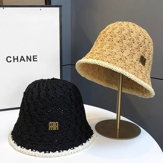 Mũ xô nữ mùa thu có trang trí chữ cái Mũ ngư dân