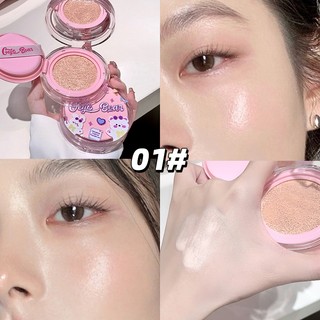 Kem đệm khí GEGE BEAR có lõi thay thế - Độ che phủ toàn diện nhẹ Chống thấm nước lâu trôi Kem nền bóng tự nhiên GX2060
