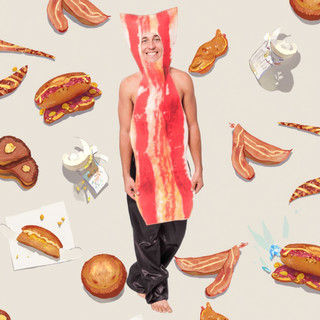 Trang Phục Cosplay Bacon Cho Người Lớn - Perfect cho Biểu Diễn và Tiệc Halloween