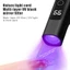 Salon Thời Trang Và Di Động Nhanh USB Sạc Màn Hình Hiển Thị Kỹ Thuật Số Màn Hình LED Đèn Móng Tay [vn]