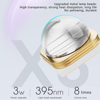 [savemoneyeveryday] Salon Thời Trang Và Di Động Nhanh USB Sạc Màn Hình Hiển Thị Kỹ Thuật Số Màn Hình LED Đèn Móng Tay [vn]