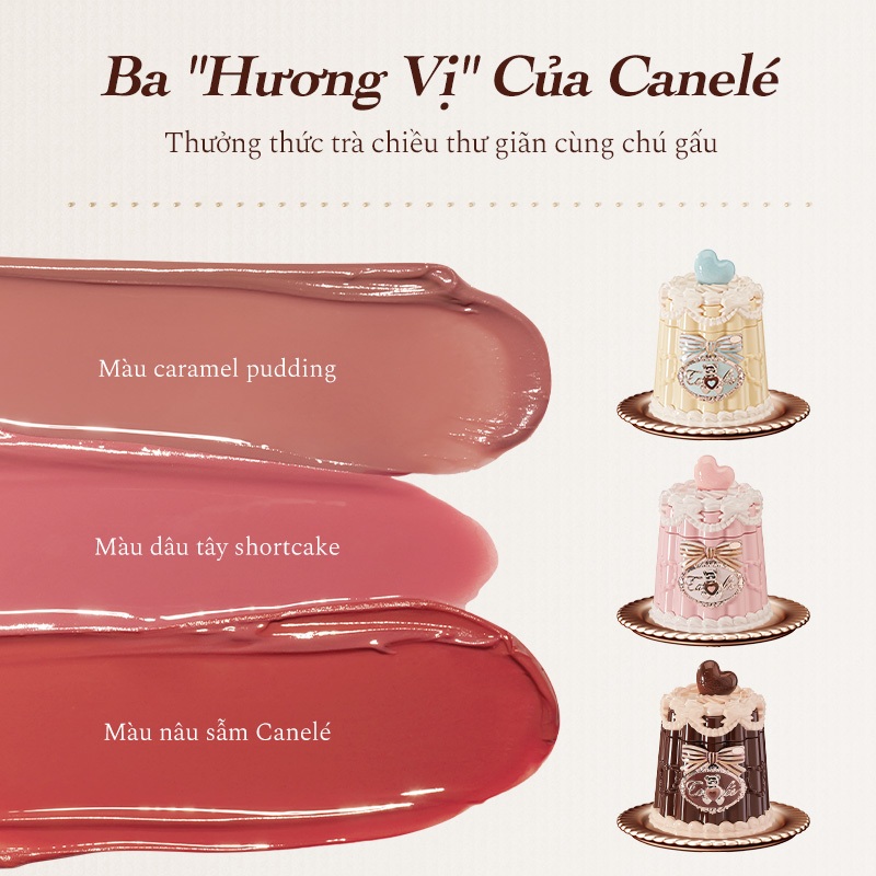 Son dưỡng môi dạng thạch Flower Knows The Sweetie Bear Collection