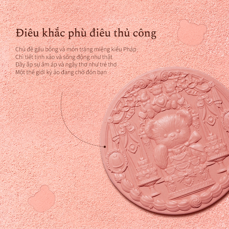 [LIVE] Phấn má hồng Silk Satin Collection Flower Knows The Sweetie Bear