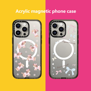 Ốp điện thoại Apple 16 từ tính Acrylic Thích hợp cho iPhone15promax 14 13 12 Vỏ bảo vệ chống sốc