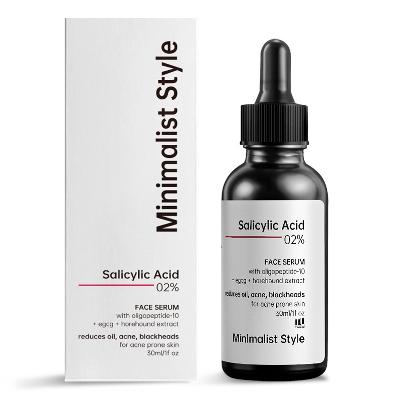 Serum Axit Salicylic tối giản 2% dành cho mụn trứng cá, mụn đầu đen & lỗ chân lông hở 30 ml