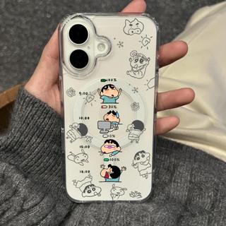 Ốp bảo vệ trong suốt họa tiết Crayon Shin-chan cho iPhone 11 12 Pro 13 Pro Max 15 Pro Max 14 16 Pro 16 Plus 17 Air 17 Pro 17 Pro Max