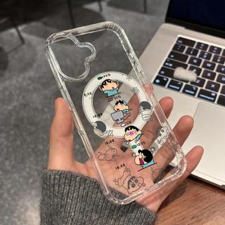 Ốp bảo vệ trong suốt họa tiết Crayon Shin-chan cho iPhone 11 12 Pro 13 Pro Max 15 Pro Max 14 16 Pro 16 Plus 17 Air 17 Pro 17 Pro Max