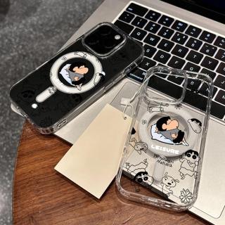 Ốp lưng bảo vệ trong suốt họa tiết Crayon Shin-chan ngủ cho iPhone 11 12 Pro 13 Pro Max 15 Pro Max 14 16 Pro 16 Plus 17 Air 17 Pro 17 Pro Max