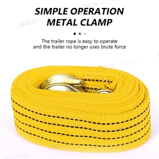 SEAMETAL Xe Cứu Hộ Kéo Dây Kéo Dây Kéo Địa Hình Xe Sedan SUV Kéo Dây Dụng Cụ Xe Kéo Dây Móc