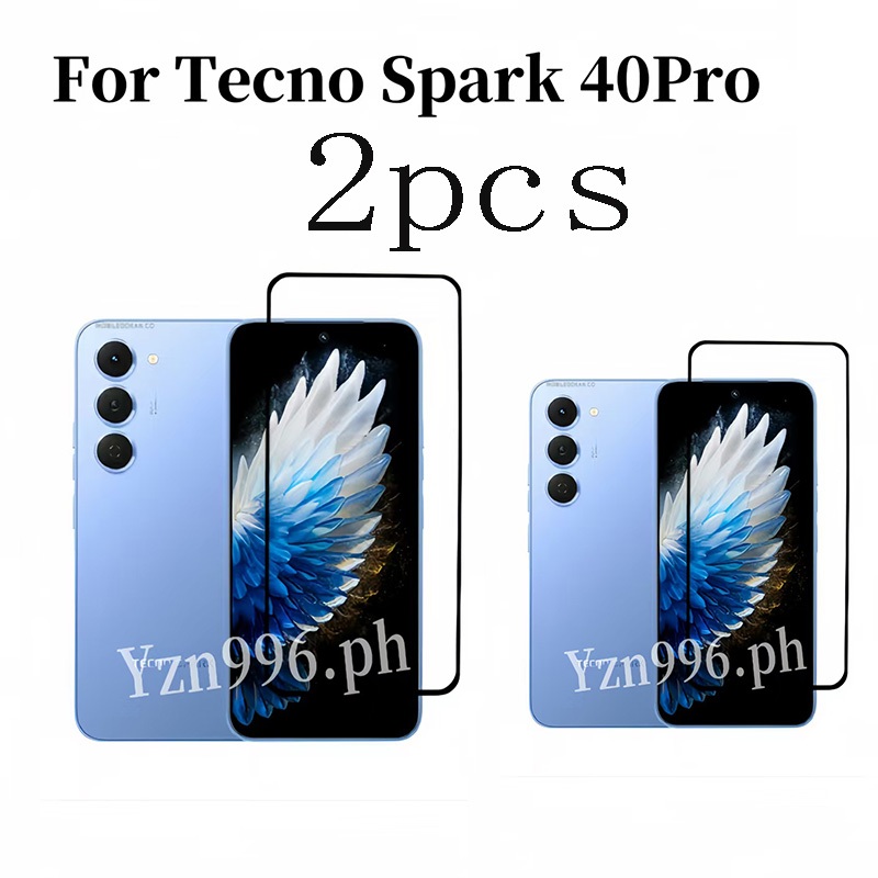 Kính cường lực bảo vệ màn hình 2in1 cho Tecno Spark 40Pro Spark 40 Spark40C 30C Spark Go 2 Spark Go2025 Spark Go 1 Phim bảo vệ điện thoại và phim ống kính