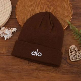 Mũ dệt kim ấm áp mùa đông có mũ len thêu chữ cho nam và nữ